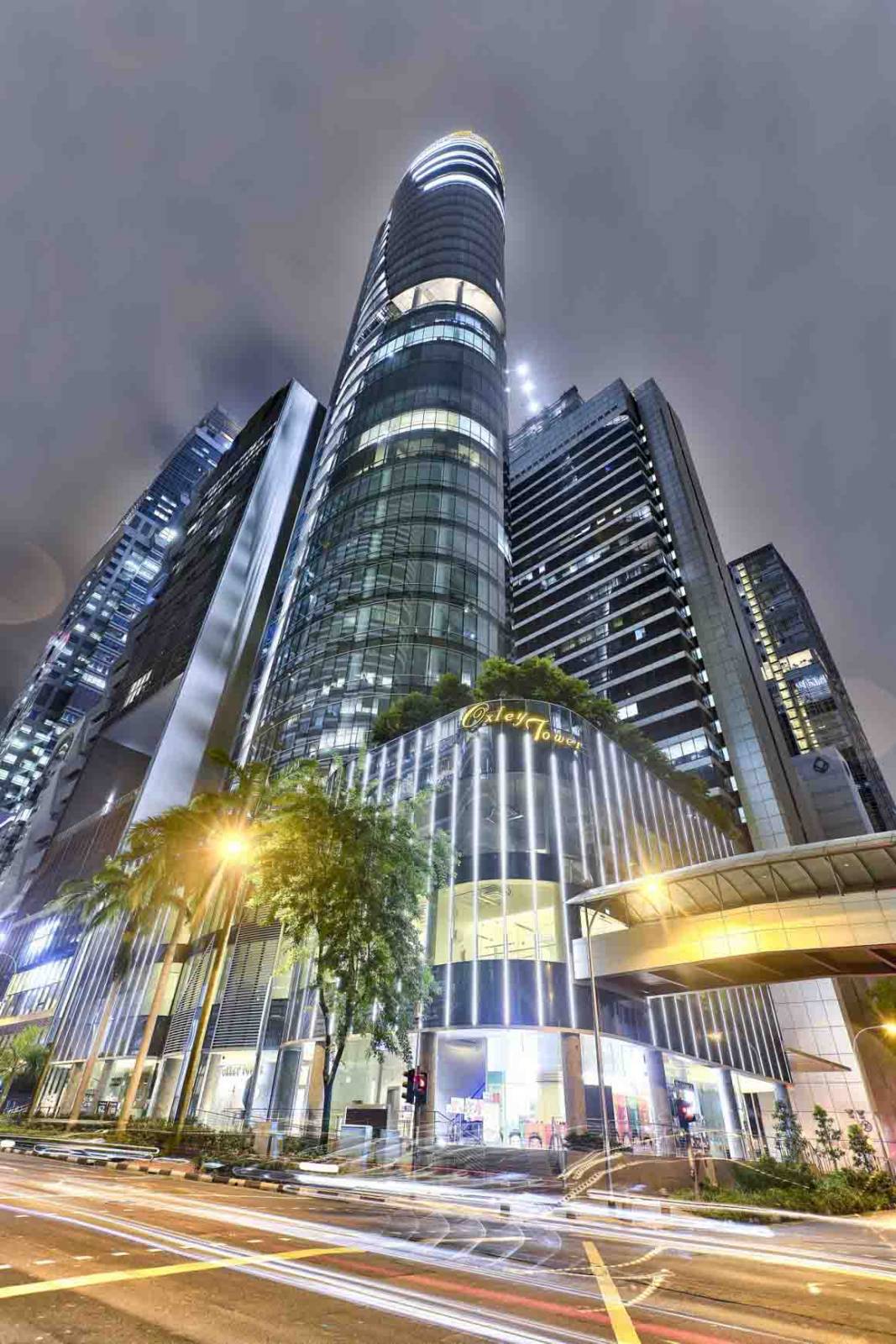 oxley tower night singapore